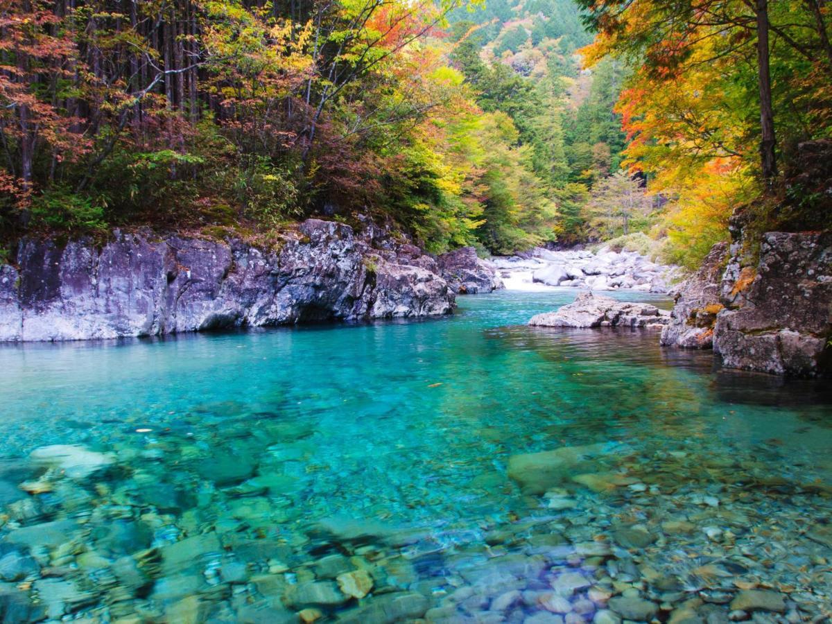 阿寺温泉 フォレスパ木曽あてら荘 Otel Okuwa Dış mekan fotoğraf