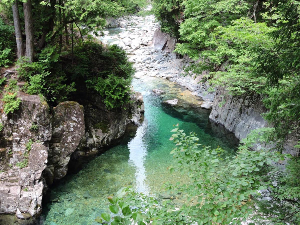 阿寺温泉 フォレスパ木曽あてら荘 Otel Okuwa Dış mekan fotoğraf